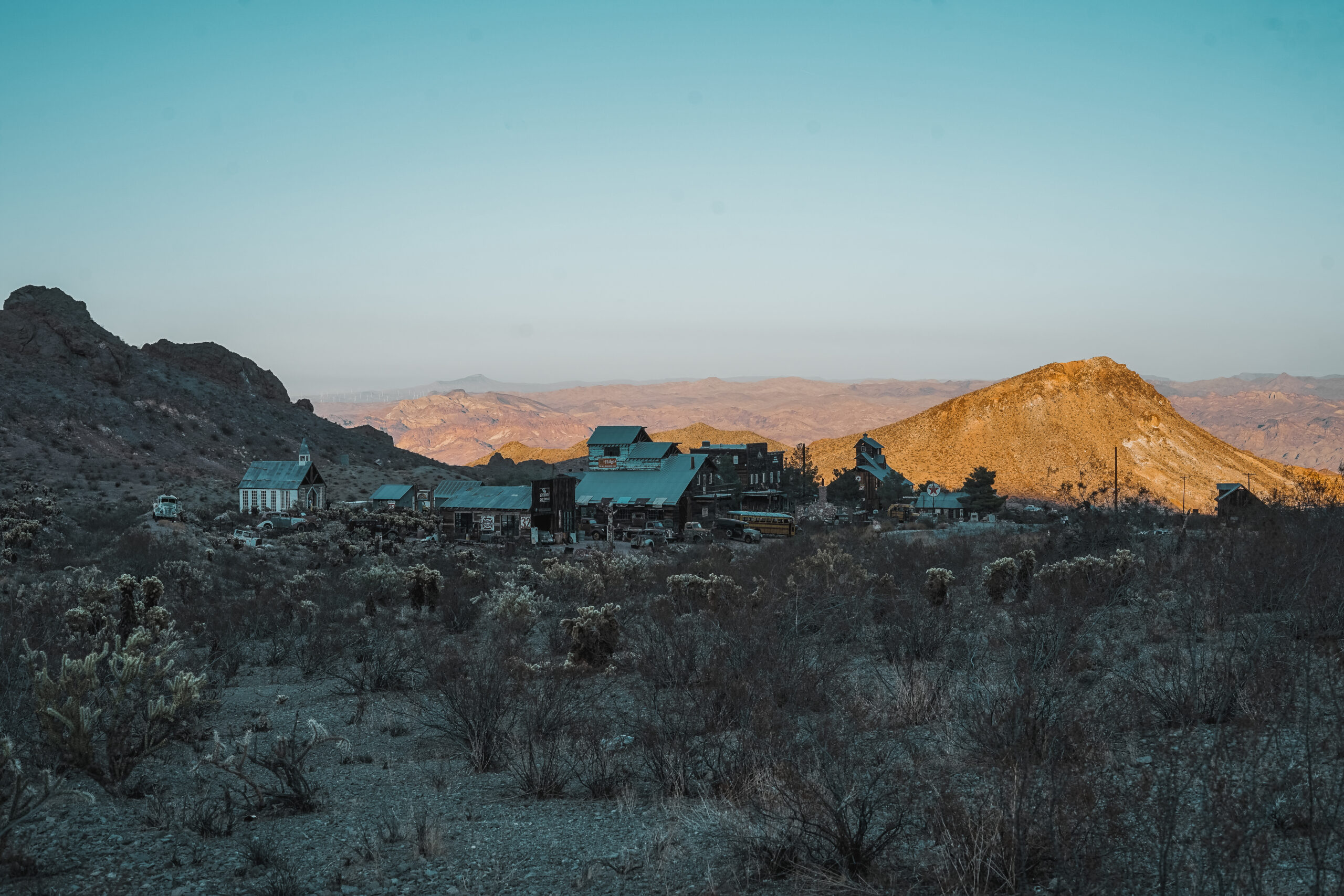 Nelson Ghost Town Coming in View