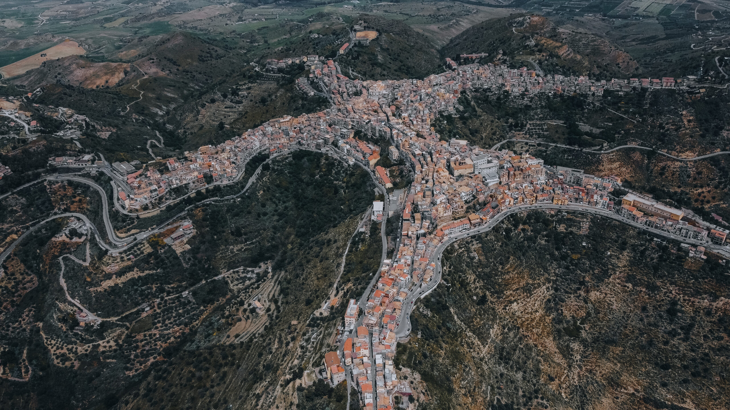 Centuripe-Sicily-Drone-View