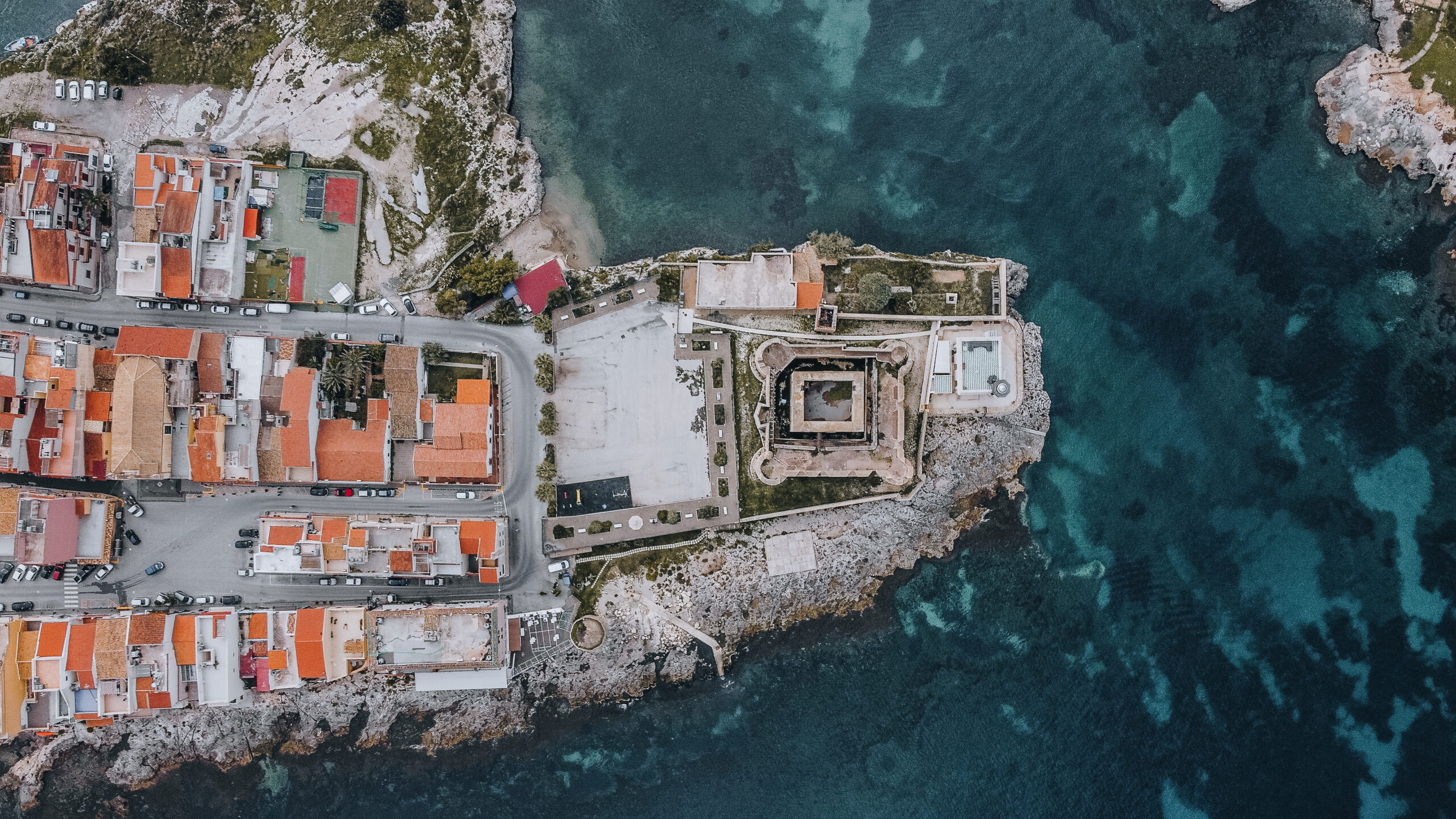 Burcoli Castle Aerial View